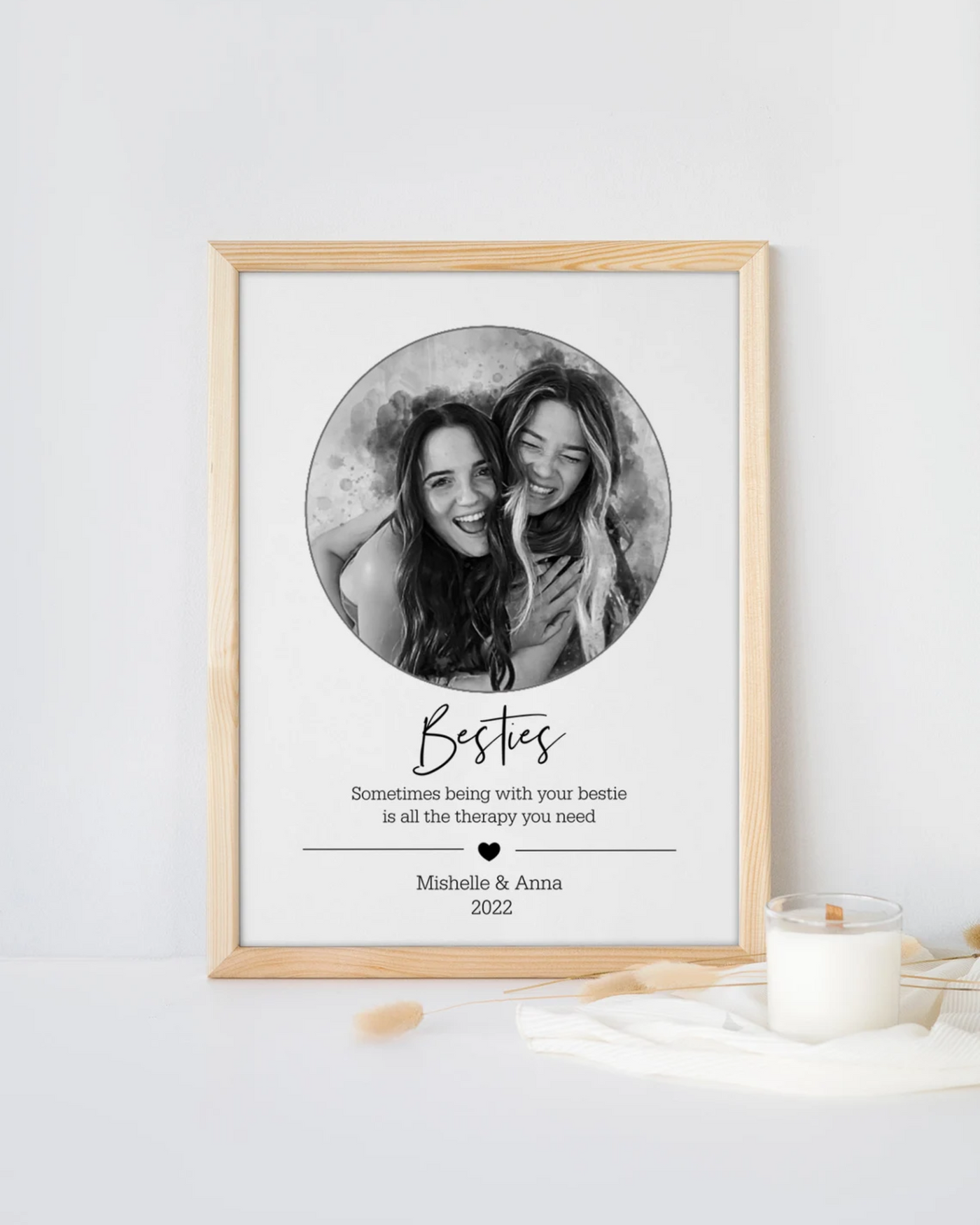 Personalized Art with Text Customized Portraits