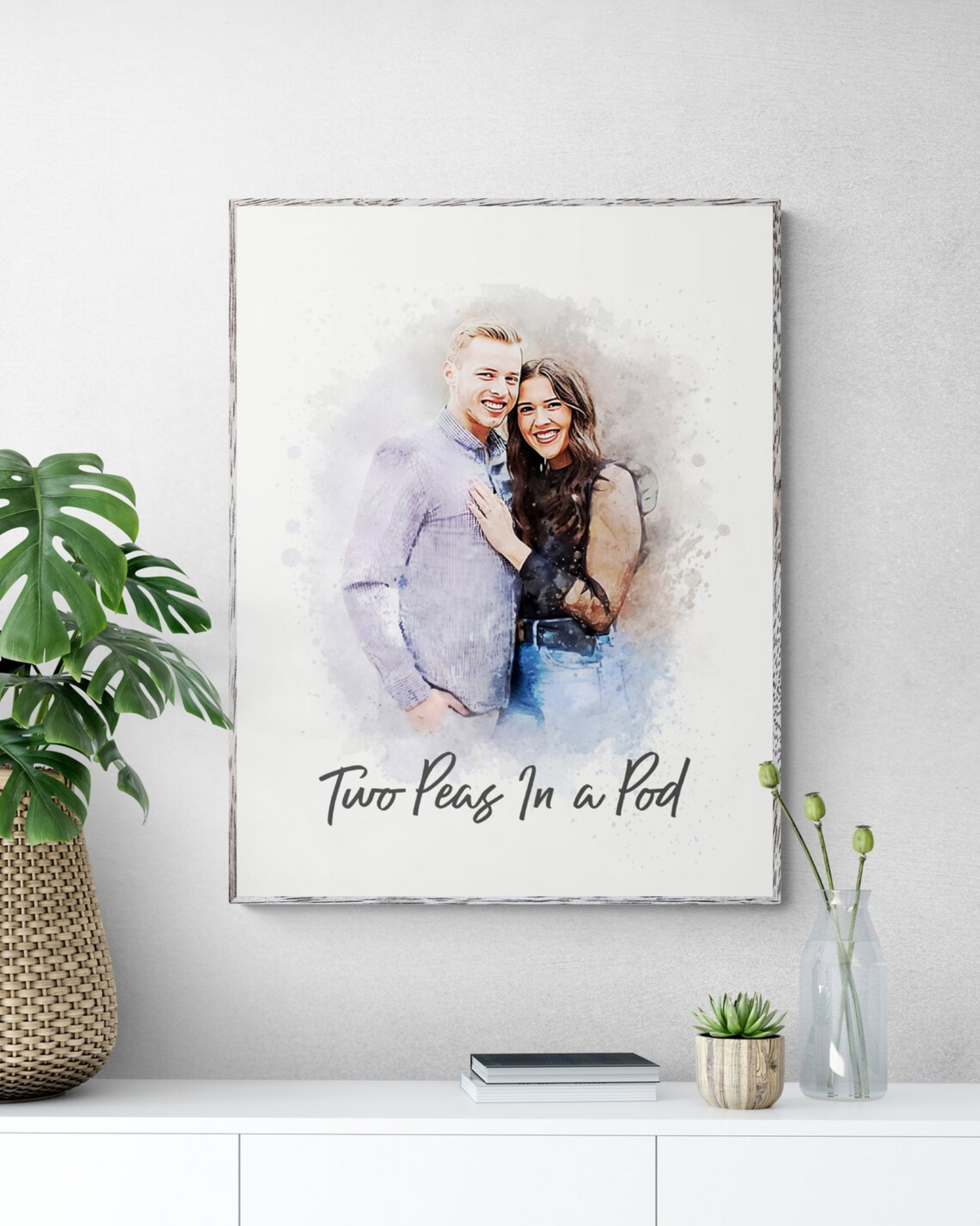 Personalized Art with Text Customized Portraits