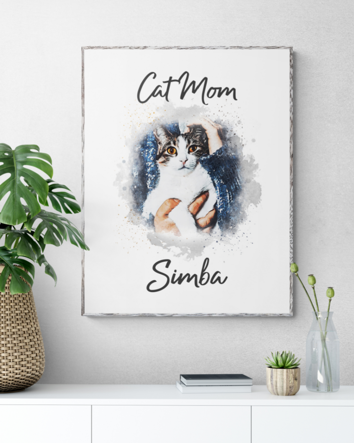 Personalized Art with Text Customized Portraits