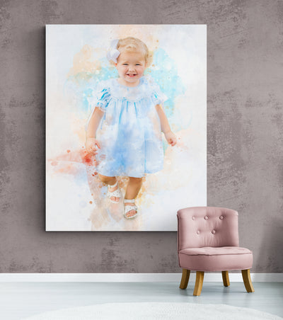 Personalized Mom Gift from Baby | Portrait from Photo | Mother's Day Gift