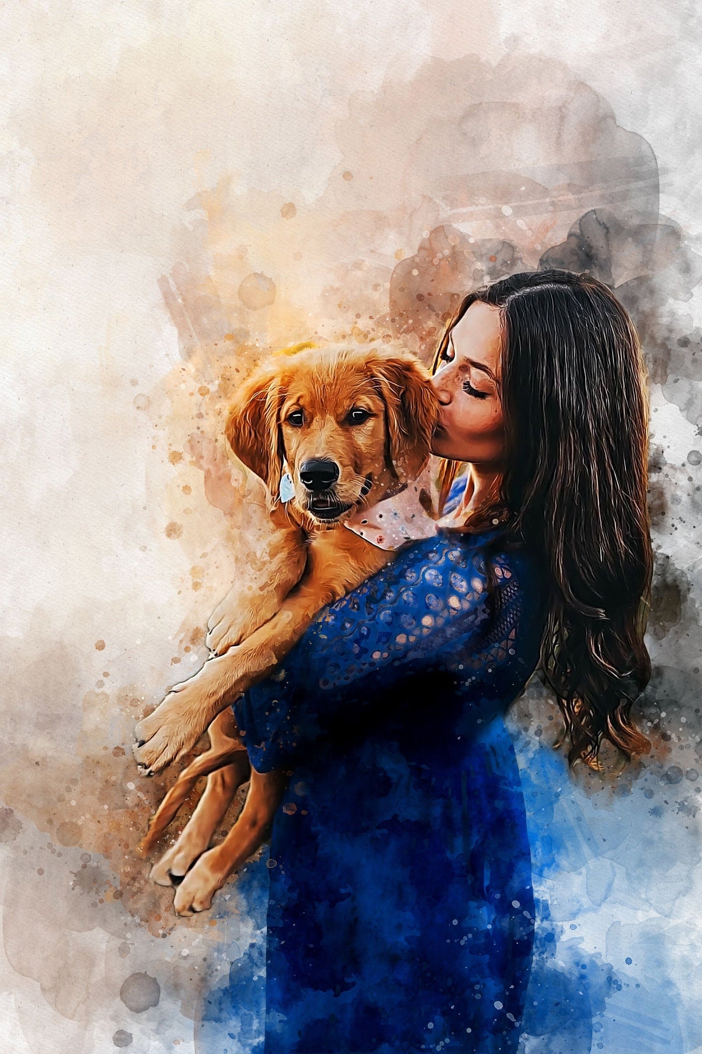 Personalized Dog Lover Gift for Women | Canvas Prints with Dog Portraits